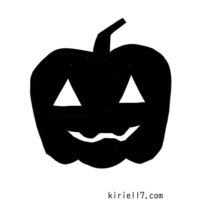 ハロウィンを切り絵で楽しもう！無料の図案(下絵)もあるよ
